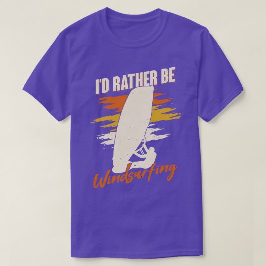 Ich bin eher ein Geschenk für Windsurfer T-Shirt (Design vorne)