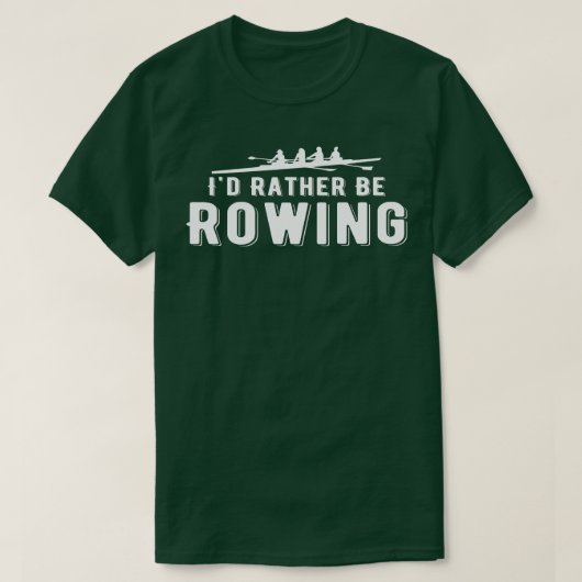 Ich bin eher ein Ruderpferdboot T-Shirt (Design vorne)
