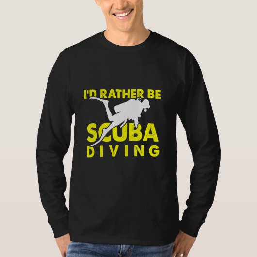 Ich bin eher ein Scuba Dive Ocean T-Shirt (Vorderseite)