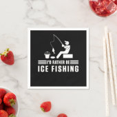 Ich bin eher Eisfisch, der von Fischern geschenkt Serviette (Beispiel)