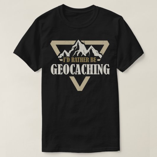 Ich bin eher Geocaching T-Shirt (Design vorne)