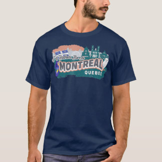Ich bin eher in Montreal Quebec Vintag Souvenir T-Shirt