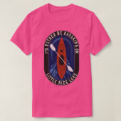 Ich bin eher Kajak auf dem kleinen Reissee in Wisc T-Shirt (Design vorne)