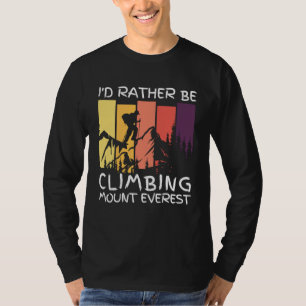 Ich bin eher Klettersteig Mount Everest Vintages W T-Shirt