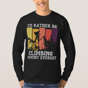Ich bin eher Klettersteig Mount Everest Vintages W T-Shirt