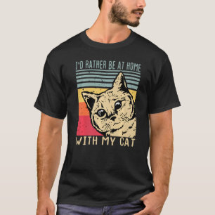 Ich bin eher mit meiner Cat Cat Mama Af Cat Cat Ca T-Shirt