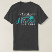 Ich bin eher Reitfreunde T-Shirt (Design vorne)