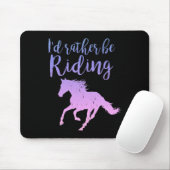 Ich bin eher Reitpferd Reitpferde Ri Mousepad (Mit Mouse)