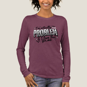 Ich bin eigentlich das Problem Tri-Blend Shirt