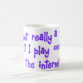 Ich bin eigentlich kein Troll Kaffeetasse (Mittel)