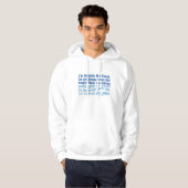 Ich bin eigentlich nicht lustig, ich bin einfach w hoodie (Vorne ganz)