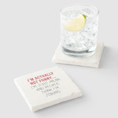 Ich bin eigentlich nicht lustig... Ich bin nur gem Steinuntersetzer (Seitenansicht)