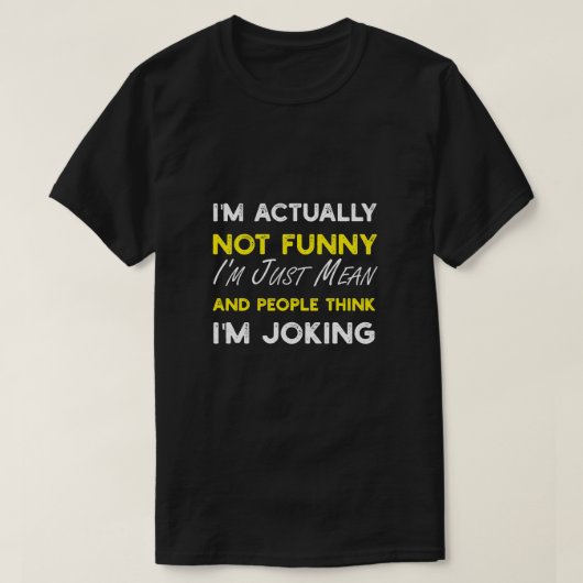 Ich bin eigentlich nicht lustig, ich bin nur Gemei T-Shirt (Design vorne)