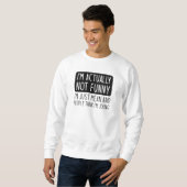 Ich bin eigentlich nicht lustig sweatshirt (Vorne ganz)
