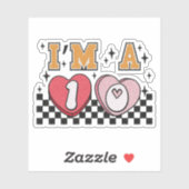 Ich bin ein 10 Valentinsticker - Valentinsticker Aufkleber (Blatt)