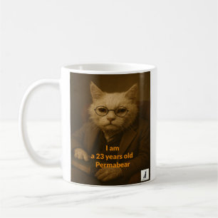 Ich bin ein 23-jähriger Permabear Kaffeetasse