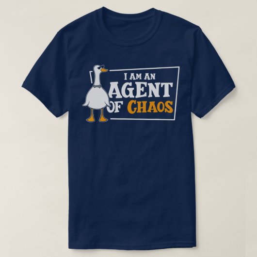 Ich bin ein Agent von Gänse aus Chaos und Wildgefl T-Shirt (Design vorne)