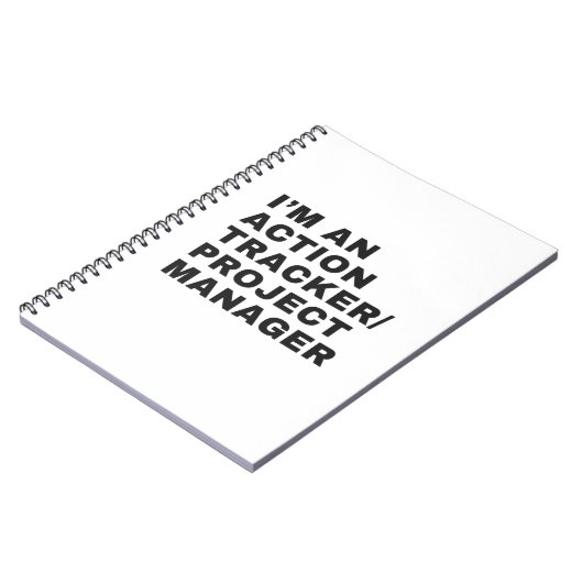 ICH BIN EIN AKTIONSSPEICHER/PROJEKTMANAGER NOTIZBLOCK (Linke Seite)