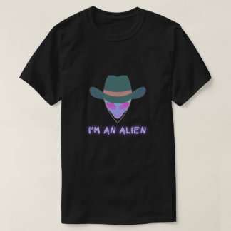 "ICH BIN EIN ALIEN" T-Shirt - Cowboy