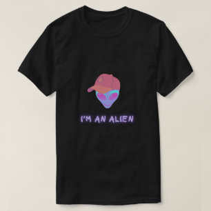 "ICH BIN EIN ALIEN" T-Shirt - Hut