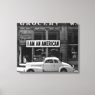 Ich bin ein Amerikaner, 1942 Leinwanddruck
