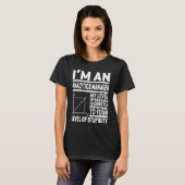 Ich bin ein Analytics-Manager Mein Maß an Sarkasmu T-Shirt (Vorne ganz)