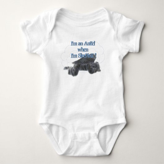 Ich bin ein Angel Baby Strampler (Vorderseite)