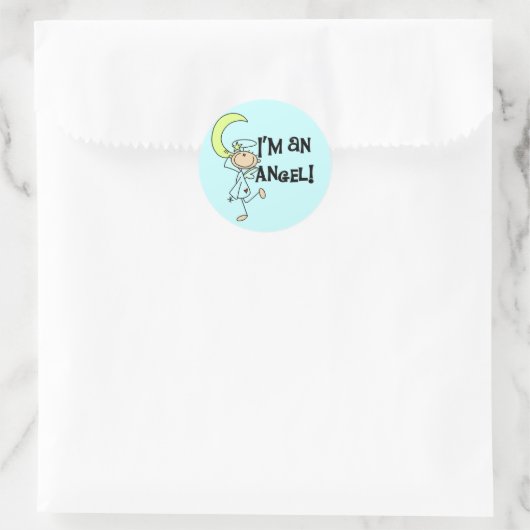 Ich bin ein Angel Stickers (Tasche)