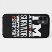 Ich bin ein Anschlag-Überlebender. Was ist Ihre Case-Mate iPhone Hülle (Rückseite (Horizontal))