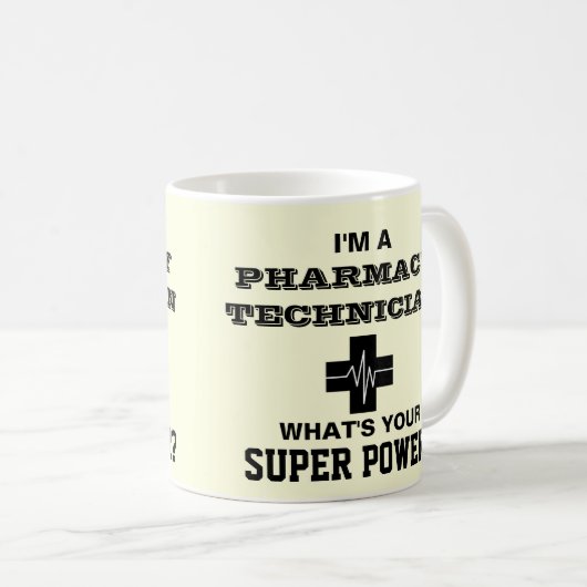 Ich bin ein Apotheken-Techniker Kaffeetasse (VorderseiteRechts)