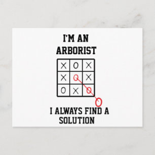 Ich bin ein Arborist und finde immer eine Postkart Postkarte