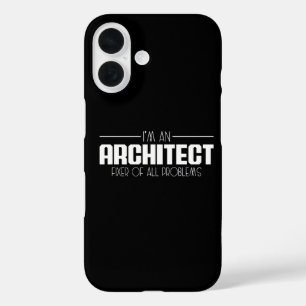 Ich bin ein Architekt, der alle Probleme löst Stud iPhone 16 Hülle