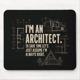 Ich bin ein Architekt - Mauspad