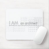 ICH BIN ein Architekt Mousepad (Mit Mouse)