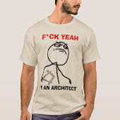 Ich bin ein Architekt T-Shirt (Vorderseite)
