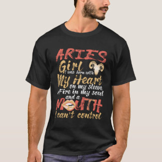 Ich bin ein Aries Zodiac März April T-Shirt