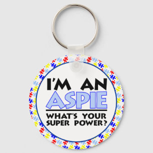 Ich bin ein Aspie. Was ist dein Super-Power? Schlüsselanhänger