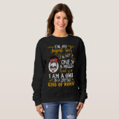 Ich bin ein August-Girl, ich bin keine einzige Aug Sweatshirt (Vorne ganz)