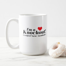 Ich bin ein Ausscheidungswettkampf! CRNA Kaffeetasse