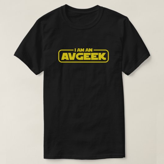 ICH BIN EIN AVGEEK T-Shirt (Design vorne)