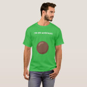 Ich bin ein Avocado Halloween-Kostüm Funny Avocado T-Shirt (Vorne ganz)