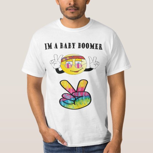 Ich bin ein Babyboomer T-Shirt (Vorderseite)