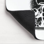 Ich bin ein Badminton Player Racket Shuttle Mousepad (Ecke)