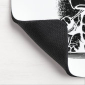 Ich bin ein Badminton Player Racket Shuttle Mousepad (Ecke)