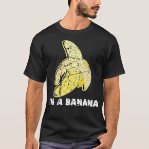 Ich bin ein Bananenfrucht lange gesunde Lebensmitt T-Shirt