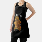 Ich bin ein Bärengrizzly und ein brauner Bär Schürze (InSitu)