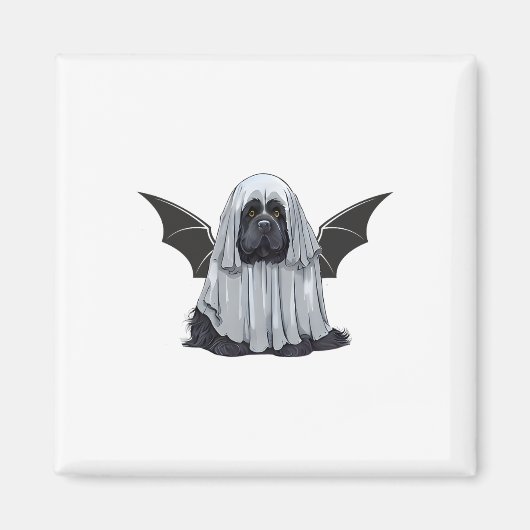 Ich bin ein Bat Ghost Dog. Niedlicher Hund als Gei Magnet (Vorne)