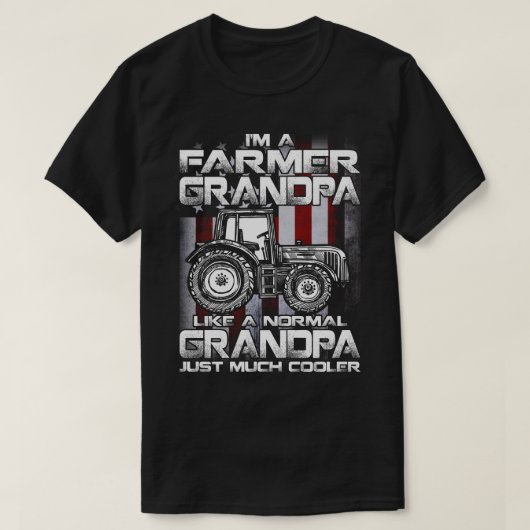 Ich bin ein Bauer Großvater Rancher Geschenke Trak T-Shirt (Design vorne)