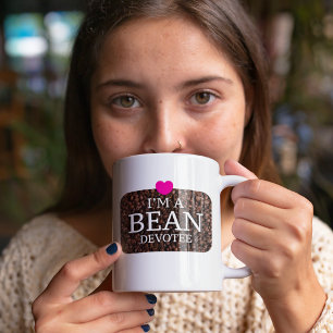 Ich bin ein Bean-Devotee, Kaffeepapierin, Tasse