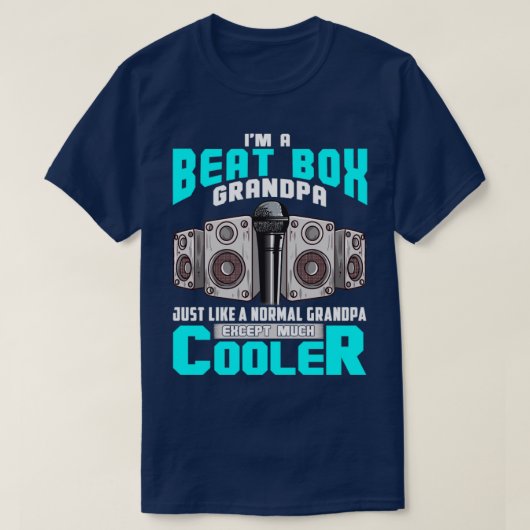Ich bin ein beatbox-Opa, genau wie ein normaler Op T-Shirt (Design vorne)